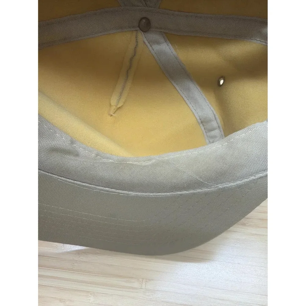 Vintage Browning Firearms Snapback Cap Hat Tan Khaki One Size Korea
